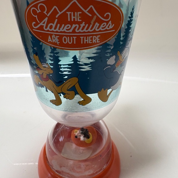 Disney Mickey orange Plastic Adventures Drinking Cup with Lid - Picture 5 of 11